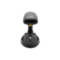 Equip Wireless 2D Barcode Scanner, Long Distance, with Stand