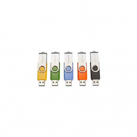 Intenso Basic Line USB flash drive 64 GB USB Type-A 2.0 Black, Blue, Green, Orange, Yellow