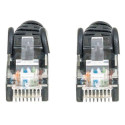 Intellinet Network Patch Cable, Cat6, 3m, Black, CCA, U/UTP, PVC, RJ45, Gold Plated Contacts, Snagle
