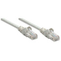 Intellinet Network Patch Cable, Cat6, 2m, Grey, CCA, U/UTP, PVC, RJ45, Gold Plated Contacts, Snagles