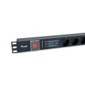 Equip 6-Outlet German Power Distribution Unit, with Surge Protection, Integrated line fitler