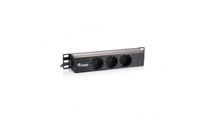 Equip 3-Outlet German Power Distribution Unit, 10&quot;