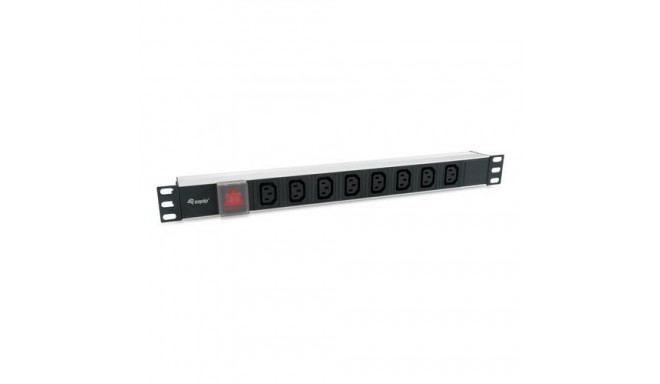 Equip 333310 power distribution unit (PDU) 8 AC outlet(s) 1U Black