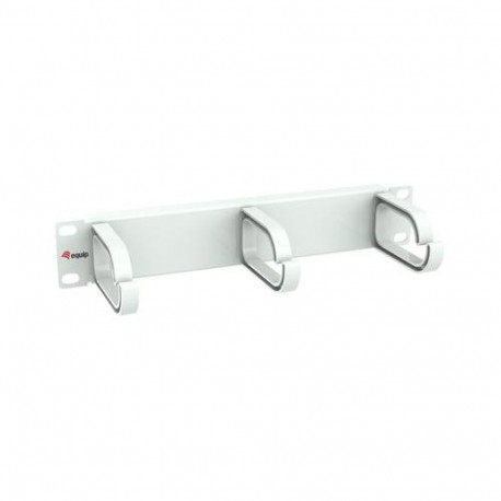 Equip 10" Cable Management Panel, 1U, Light Grey
