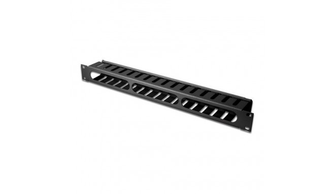 Equip 19" Rack Mount Cable Management Panel, Black