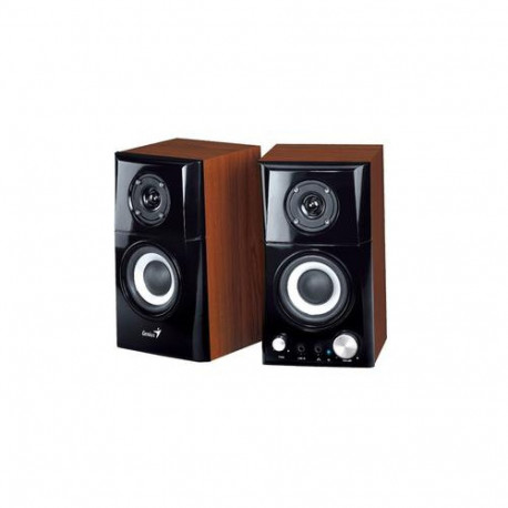 Genius Computer Technology 31730032400 loudspeaker 2-way Black, Wood Wired 14 W