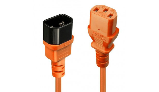 Lindy 2m IEC Extension Cable, Orange