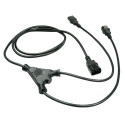 Lindy 2m IEC Splitter Cable IEC C14 to 2 x IEC C13