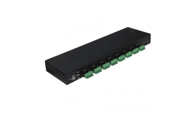 RealPower 284515 serial converter/repeater/isolator USB 2.0 RS-422/485 Black