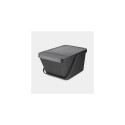 Brabantia Sort &amp; Go 20 L Rectangular Plastic Grey