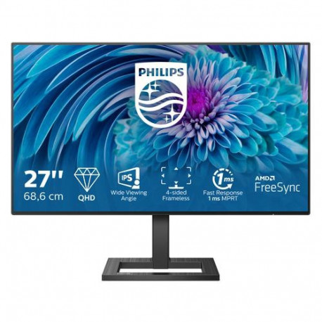 Philips E Line 275E2FAE/00 computer monitor 68.6 cm (27") 2560 x 1440 pixels Quad HD LED Bl