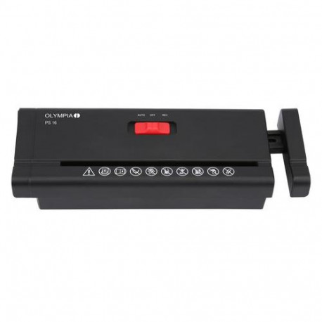 Olympia 2704 paper shredder Strip shredding 34 cm Black