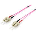 Equip SC/SC Fiber Optic Patch Cable, OM4, 0.5m
