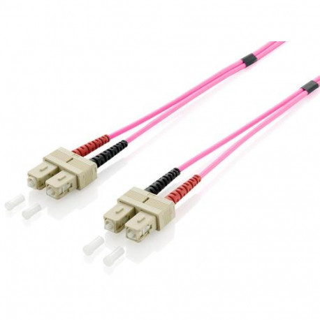 Equip SC/SC Fiber Optic Patch Cable, OM4, 5m