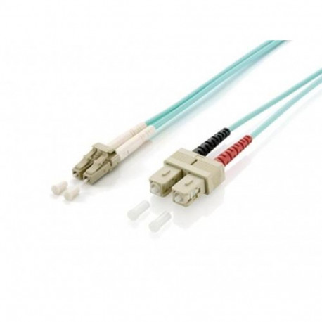 Equip LC/SC Fiber Optic Patch Cable, OM3, 3.0m