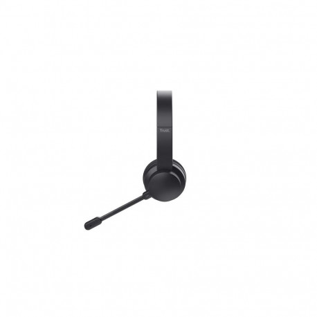 Trust Ayda Headset Wired &amp; Wireless Head-band Calls/Music USB Type-C Bluetooth Black