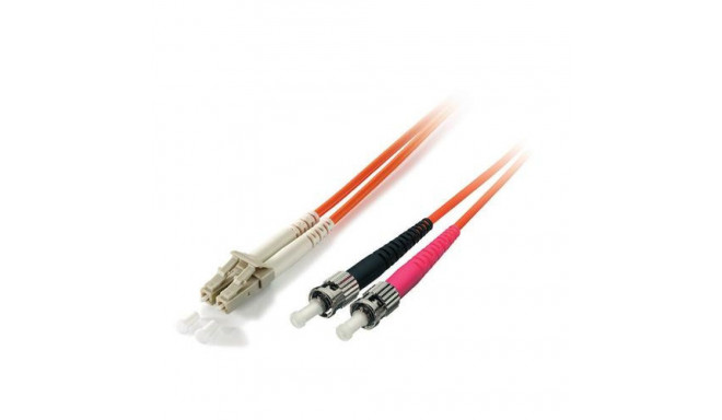 Equip LC/ST Fiber Optic Patch Cable, OS2, 15m