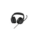 Jabra Evolve2 50 Headset Wired Head-band Office/Call center USB Type-C / USB Type-A Bluetooth Black