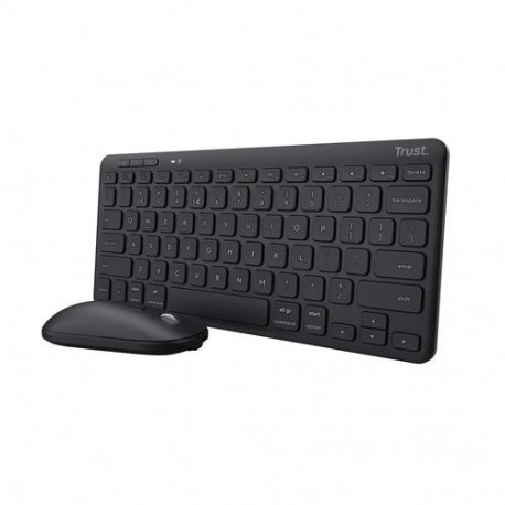 Trust Lyra keyboard Mouse included Office RF Wireless + Bluetooth QWERTY English Black