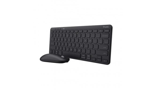 Trust Lyra keyboard Mouse included Office RF Wireless + Bluetooth QWERTY English Black