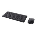 Trust Lyra keyboard Mouse included Office RF Wireless + Bluetooth QWERTZ German Black