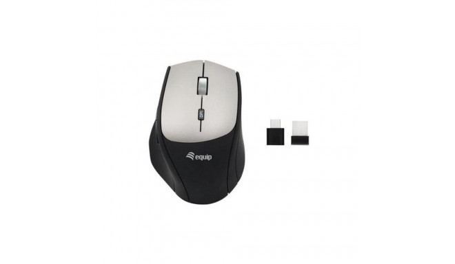 Equip 245115 Wireless Mouse with Dual Connect Adapter (USB-C+A)