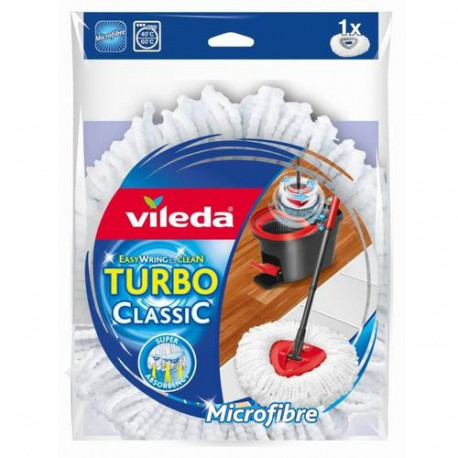 Vileda EasyWring &amp; Clean Turbo Classic Mop head White