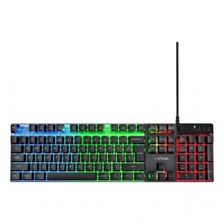 Trust GXT 835 Azor keyboard Gaming USB QWERTY Czech, Slovakian Black