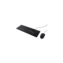 Trust TKM-250 keyboard Mouse included Office USB QWERTZ German Black