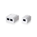 Equip 2-Port Cat.6 Surface Mount Box