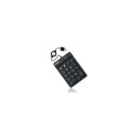 KeySonic ACK-118BK numeric keypad Universal USB Black