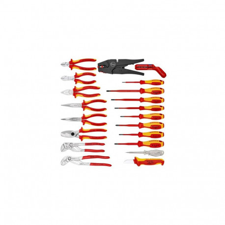 Knipex 2120 mechanics tool set 20 tools