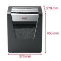 Rexel Momentum M510 paper shredder Micro-cut shredding Black