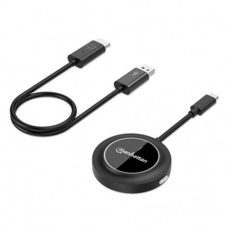 Manhattan 1080p Wireless HDMI Display Presentation Kit, 2-Piece Set with HDMI Receiver and USB-C Tra