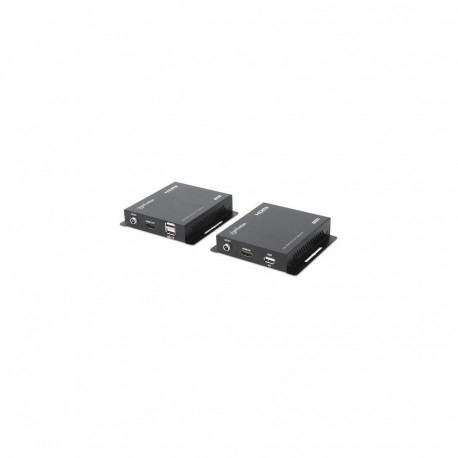 Manhattan 1080p HDMI KVM over IP Extender Kit, Extends 1080p@60Hz signal up to 120m with a single Ca