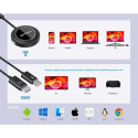 Manhattan 1080p Wireless HDMI Display Adapter with USB-C Transmitter, Dongle Wirelessly Displays a V
