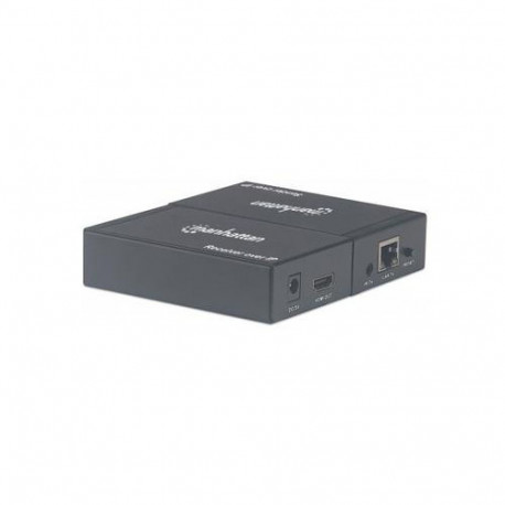 Manhattan 1080p HDMI over IP Extender Kit, Extends 1080p Signal up to 120m with a Network Switch and