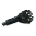 Intellinet 19&quot; Rackmount 8-Way Power Strip - German Type, With On/Off Switch, No Surge Prot
