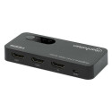 Manhattan 4K@60Hz 2-Port HDMI Splitter Splits One HDMI Input to Two HDMI Outputs (1x2), 18G, Micro-U