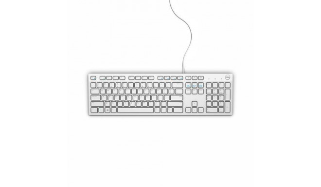 DELL KB216 keyboard Universal USB QWERTY US International White