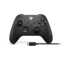 Microsoft Xbox Wireless Controller + USB-C Cable Black Gamepad Analogue / Digital PC, Xbox One, Xbox