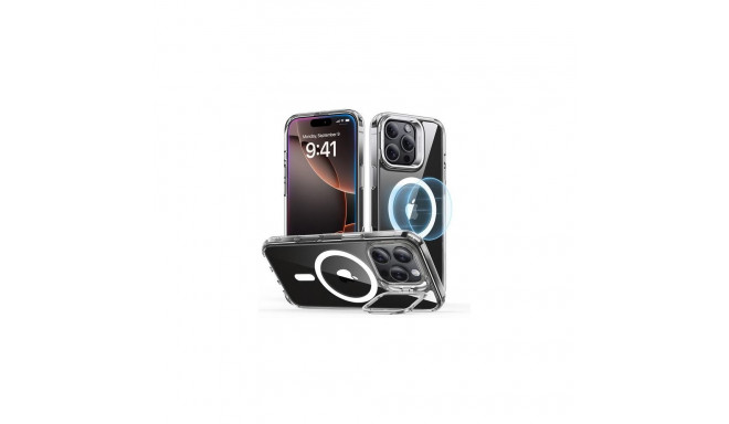 esr Classic Hybrid HaloLock with Stash Stand mobile phone case 16 cm (6.3&quot;) Cover Transpare