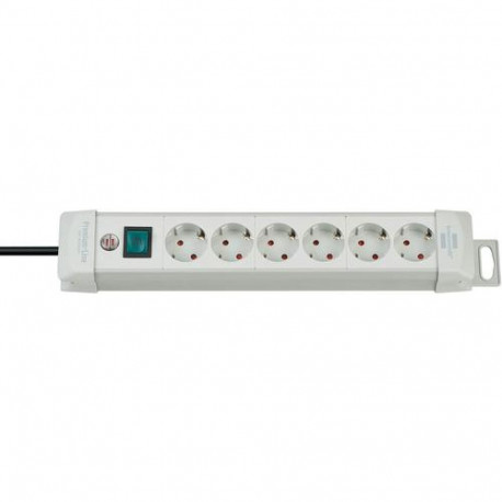 Brennenstuhl 1955560100 power extension 3 m 6 AC outlet(s) Grey