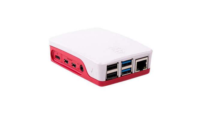 Raspberry Pi muovikotelo Raspberry Pi 4 B -tietokoneelle, valkoinen