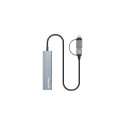 Manhattan USB-C &amp; USB-A Combo Dock/Hub, Ports (4): USB-A (x2) and USB-C (x2), 5 Gbps (USB 3.