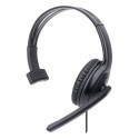 Manhattan Mono Over-Ear Headset (USB) (Clearance Pricing), Microphone Boom (padded), Retail Box Pack