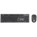 Manhattan 179492 keyboard Mouse included Office RF Wireless German Black