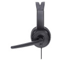 Manhattan Mono Over-Ear Headset (USB) (Clearance Pricing), Microphone Boom (padded), Retail Box Pack