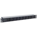 Intellinet 19&quot; 1U Rackmount Anti-Shedding 8-Output C13 Power Distribution Unit (PDU), With 