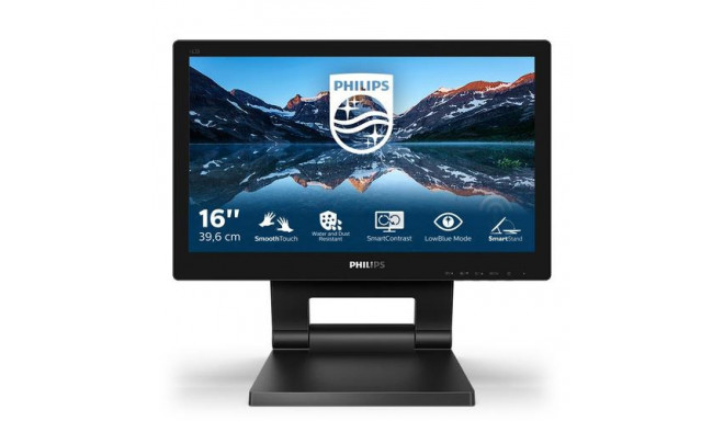 Philips 162B9T/00 computer monitor 39.6 cm (15.6&quot;) 1366 x 768 pixels HD LCD Touchscreen Bla